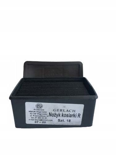 NÓŻ NOŻYK R DO KOSIARKI ROTACYJNEJ 18SZT Z-069 GERLACH na Arena.pl