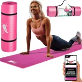 GRUBA MATA DO ĆWICZEŃ JOGI GIMNASTYCZNA FITNESS