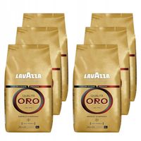 6x Kawa ziarnista arabica Lavazza Qualita Oro 1 kg 1000g