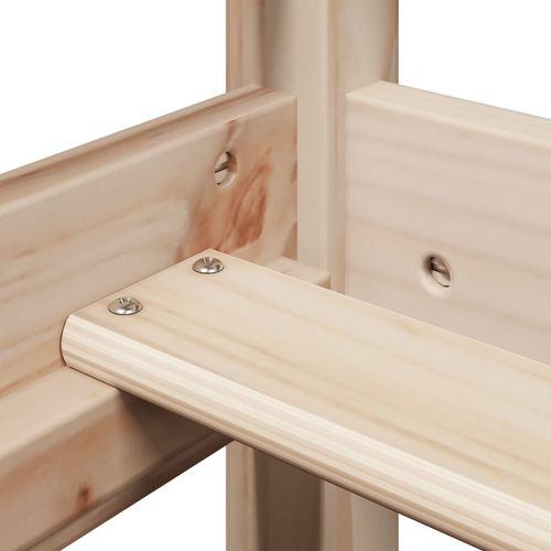 Łóżko dzienne z daszkiem, 80x200 cm, lite drewno sosnowe na Arena.pl