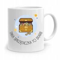 Dla Sprzątaczki Kubek Sprzątaczka To Skarb Z Nadrukiem Ze Zdjęciem