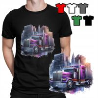 KOSZULKA T-SHIRT MĘSKI WZORY DO WYBORU - TIR CIĘŻARÓWKA AUTA - XL