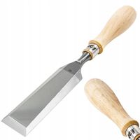 DŁUTO PŁASKIE STOLARSKIE DO DREWNA MOCNE 40 mm z drewna grabowego