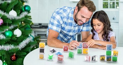 KALENDARZ ADWENTOWY 24 GRY LOGICZNE 3D ŁAMIGŁÓWKI MINI GRY ZABAKI KRATYWNE na Arena.pl