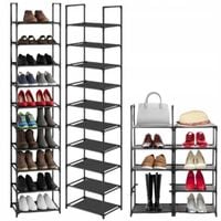 Szafka na buty MORE&DECO 33 x 173 x 33 cm czarny