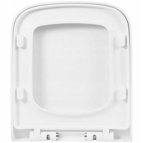 DESKA SEDESOWA WC WOLNOOPADAJĄCA TOALETOWA WYPINANA BIAŁA 36x42 na Arena.pl