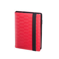 notes notatnik czerwony a6 w linię z wymiennym wkładem 200 stron drops