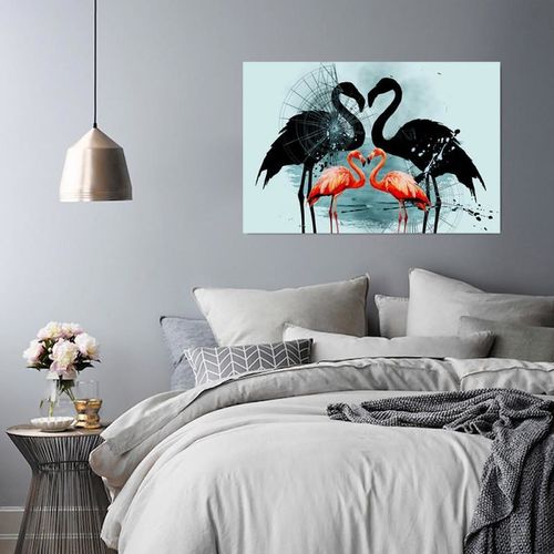 Deco Panel, Para flamingów 3 40x30 na Arena.pl