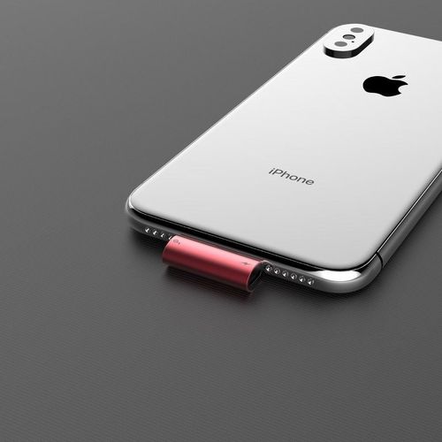 Adapter Audio Baseus L46 Lightning do 2x Lightning (czerwono-czarny) na Arena.pl