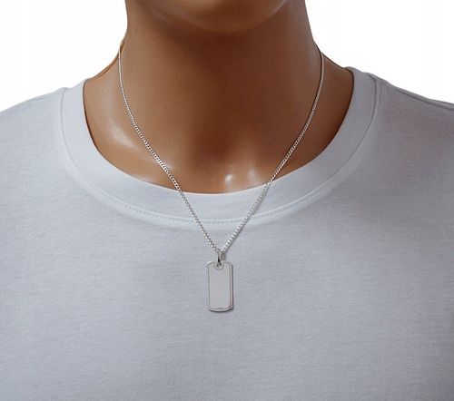 SREBRNY PEŁNY ŁAŃCUSZEK DZIECIĘCY PANCERKA NIEŚMIERTELNIK PR. 925 + GRAWER na Arena.pl