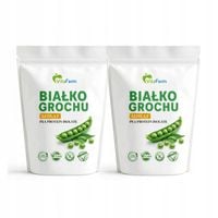 Białko grochu izolat roślinne dla wegan po treningu wegetariańskie 2x500g