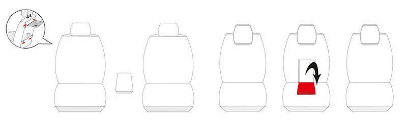 Toyota Verso 2009-2013 Pokrowce dopasowane na miarę zdjęcie 6