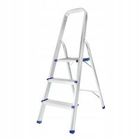 DRABINA 3 STOPNIOWA DOMOWA ALUMINIOWA SKŁADANA 150kg