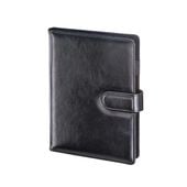 kalendarz książkowy  dzienny a5, kolekcja 45b czarny, zapięcie na magnes
