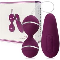 ZESTAW ORGAZMOWY WIBRUJĄCE KULKI GEJSZY + MASAŻER