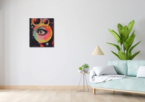 Obraz 50x60cm Oko w Kosmosie na Arena.pl