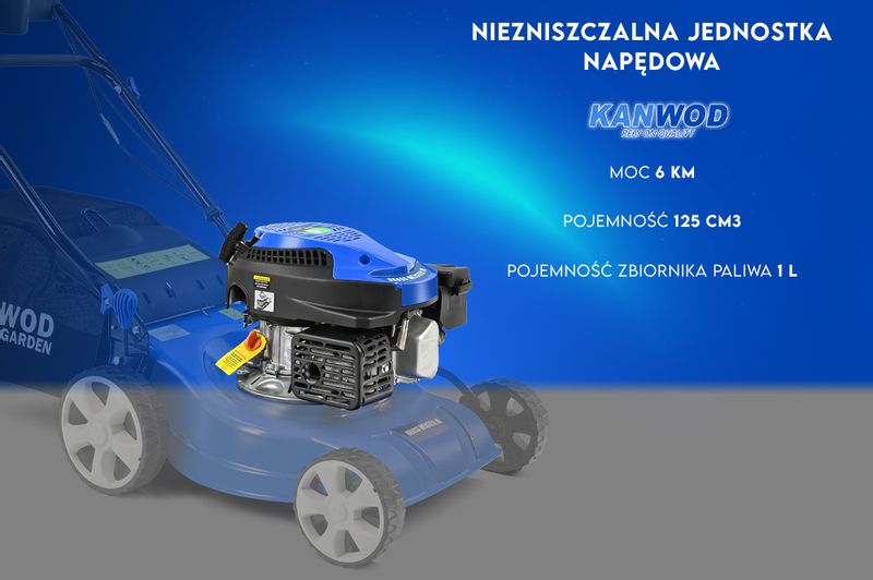 POLSKA KOSIARKA SPALINOWA 6 KM 10w1 NAPĘD 41cm XXL GRASSMEISTER_JR-Z7 na Arena.pl