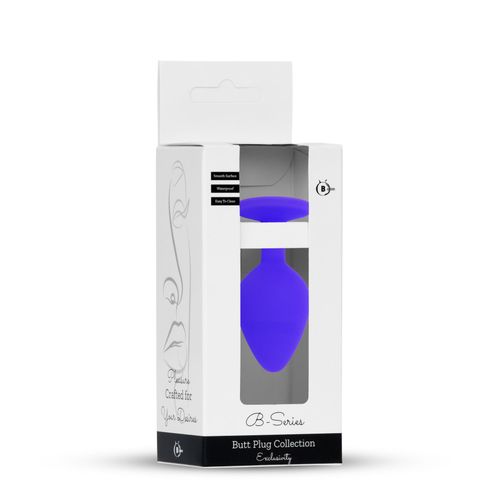 Plug-Jewellery Purple Silicon Plug Medium- Red Diamond na Arena.pl