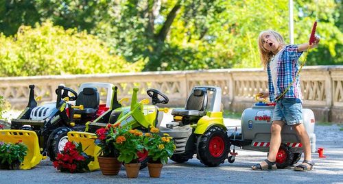 ROLLY TOYS - PRZYCZEPA BRONA TALERZOWA WALEC WAŁ WYRÓWNUJĄCY DO TRAKTORÓW na Arena.pl