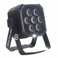 REFLEKTOR LED PAR EFEKT ŚWIETLNY OŚWIETLENIE SCENICZNE DISCO PAR 7X3W RGB