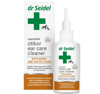 Dr Seidel OTIKOR Płyn do czyszczenia mycia uszu psa kota KWAS BOROWY OCTOWY