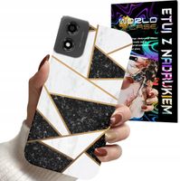 ETUI CASE DO MOTOROLA MOTO E14 - MARMUREK GEOMETRIA WZORY DLA KOBIET