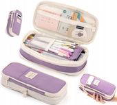 Duży Komorowy Piórnik Kosmetyczka Saszetka 3W1