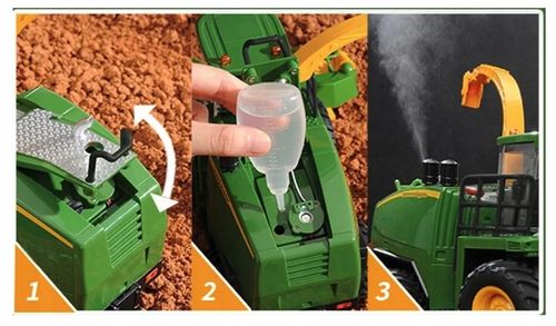 KOMBAJN ZDALNIE STEROWANY 2W1 DŹWIĘK ŚWIATŁA DYM PILOT RC na Arena.pl