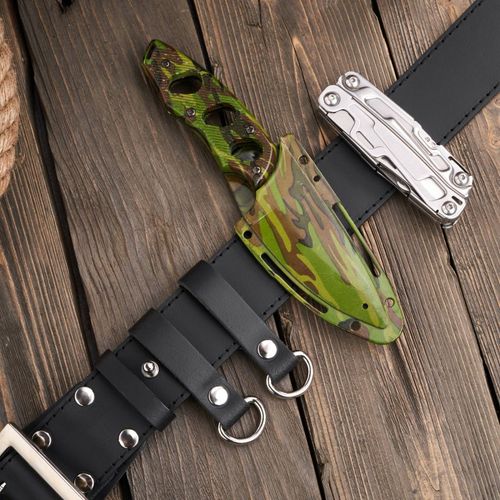 pasek męski skórzany wojskowy 120 cm pg-06-bl-120 na Arena.pl