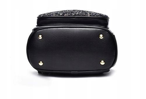 Plecak miejski błyszczący ozdobne kocie uszy dużo kieszeni pojemny na Arena.pl