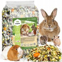 NATURALNY POKARM KARMA ZIOŁA DLA KRÓLIKA ŚWINKI KAWII CHOMIKA GRYZONI