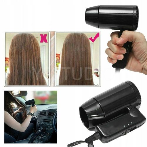 SUSZARKA DO WŁOSÓW, PRZENOŚNA SUSZARKA DO WŁOSÓW 12 V NA GORĄCO I ZIMNO na Arena.pl