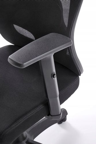 ERGONOMICZNY fotel obrotowy RAMOS czarny regulowany na Arena.pl