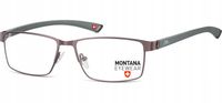 Prostokątne Okulary OPRAWKI KOREKCYJNE Grafitowe