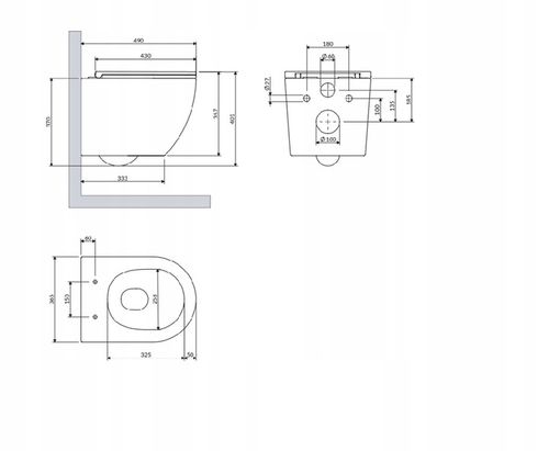 MISKA WC WISZĄCA TOALETOWA SILENT POWER Z DESKĄ WOLNOOPADAJĄCA OTTAWASPMWBP na Arena.pl