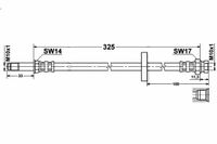 Skoda Felicia Zestaw Przewodów Hamulcowych Elastycznych Gumowych