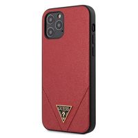 Guess GUHCP12LVSATMLRE iPhone 12 Pro Max 6,7" czerwony/red hardcase Saffian