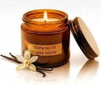 Świeca Sojowa Waniliowa 60ml Styrta No.18 Naturalna w Szkle Vegan