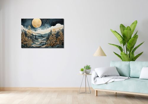 Obraz 90x60cm Szepty Nocnego Lasu na Arena.pl