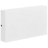 Zewnętrzna LAMPA ścienna CHICAGO  315717 Polux metalowa OPRAWA prostokątna LED 5,5W 4000K outdoor IP44 biała