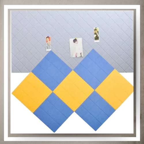 Panele Ścienne Filcowe 3D Kwadrat Zagłówek Samoprzylepne Akustyczne Soft na Arena.pl