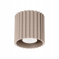 Plafon ryflowany AURA GU10 taupe SL.1814 SOLLUX
