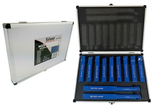 ZESTAW NOŻY TOKARSKICH STALOWYCH 20x20mm 11 SZTUK NÓŻ TOKARSKI 10885 na Arena.pl