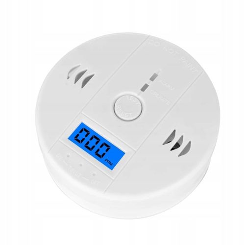 Czujnik czadu i dymu detektor tlenku węgla CO BEZPRZEWODOWY LCD GŁOŚNY na Arena.pl