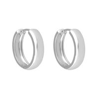 Kolczyki rodowane kółeczka Xuping śr. 1,8 cm