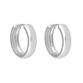 Kolczyki rodowane kółeczka Xuping śr. 1,8 cm