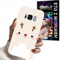 ETUI CASE DO SAMSUNG S8 - ŚWIĄTECZNE WZORY RENIFER MIKOŁAJ ŚWIĘTA
