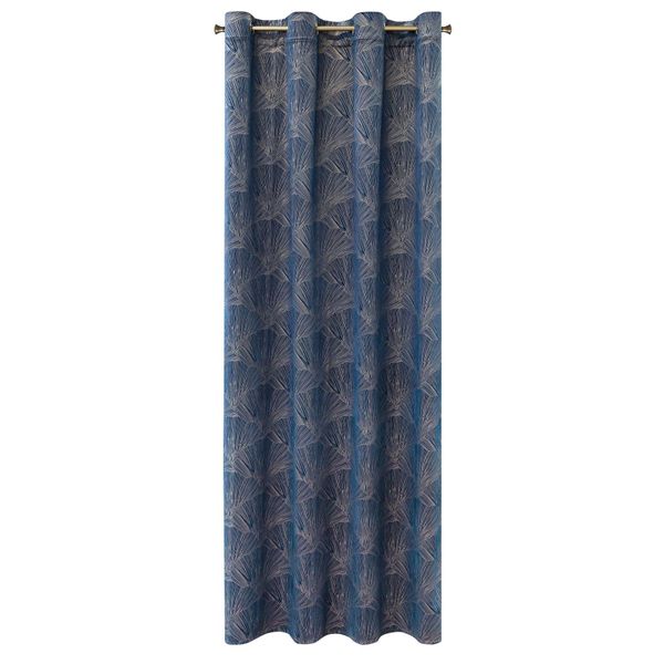 Zasłona gotowa na przelotkach GOJA 140x250 Pierre Cardin Eurofirany granatowy zdjęcie 7