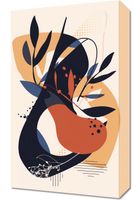 Obraz 30x50cm Abstrakcyjna Botanika w Ruchu
