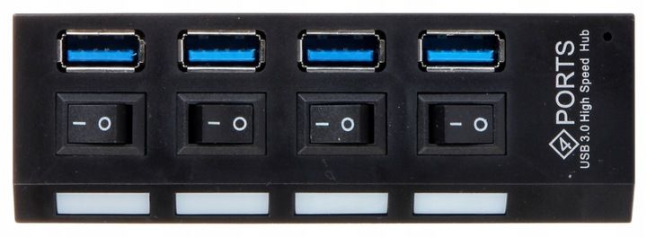 Rozgałęźnik HUB-USB3.0-1/4 na 4 gniazda zdjęcie 3
